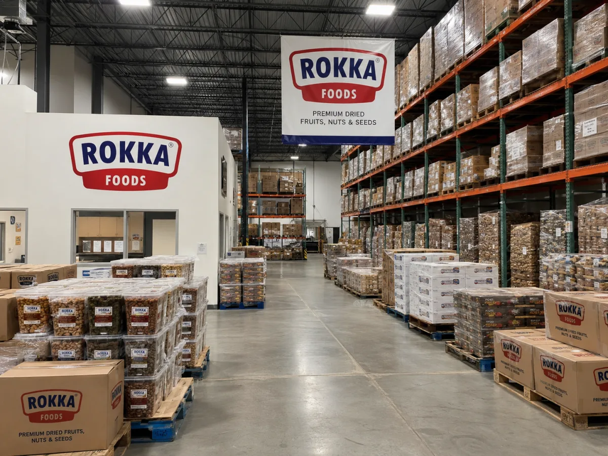Rokka Foods warehouse and product inventory